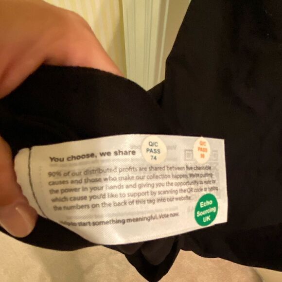 NINETY PERCENT ASTRID STRETCH TENCEL SJ ASYMETRIC STRAP DRESS - Picture 8 of 9